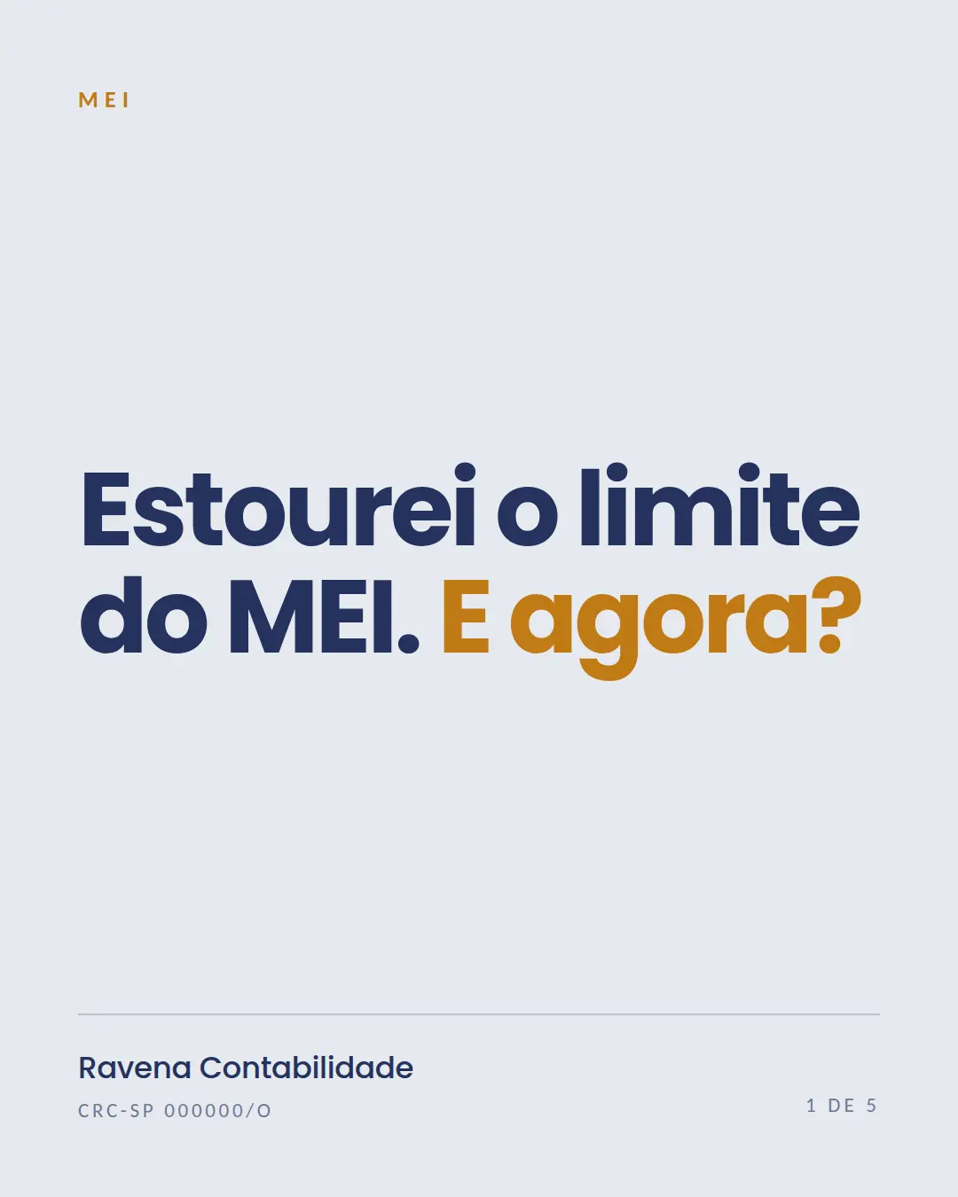 Capa de carrossel produzida para um escritório de contabilidade